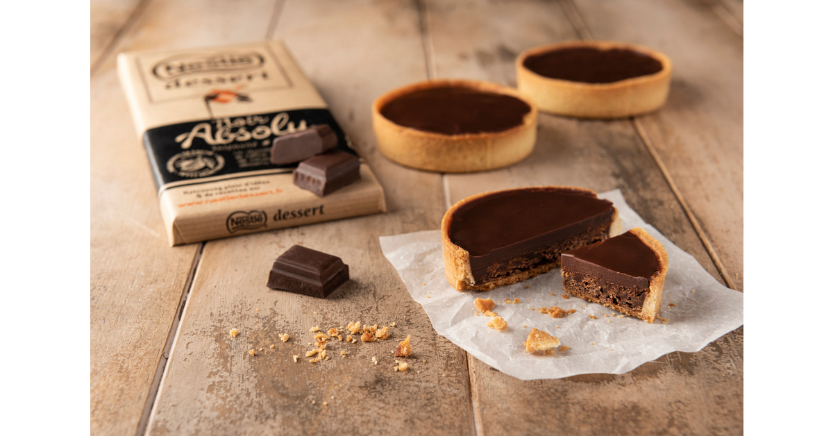 Tartelettes croustillantes au chocolat 70%