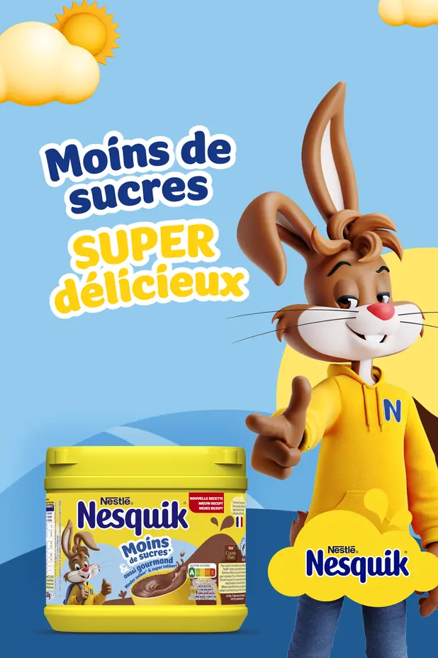 Preview image for the video "BE_fr_ZEUR_NQ-LESS-SUGAR_NESQUIK_CONSIDER_SM-VIDEOS_META-10S_4by5.mp4".