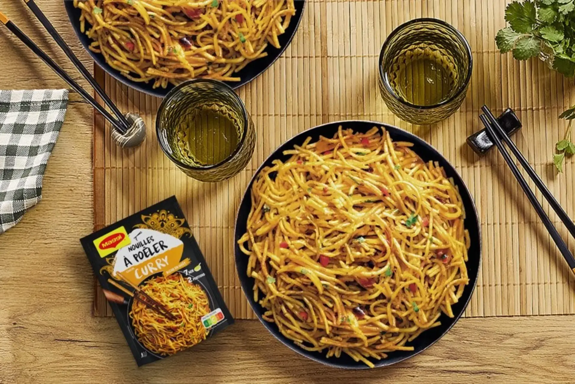 Nouilles à poêler
