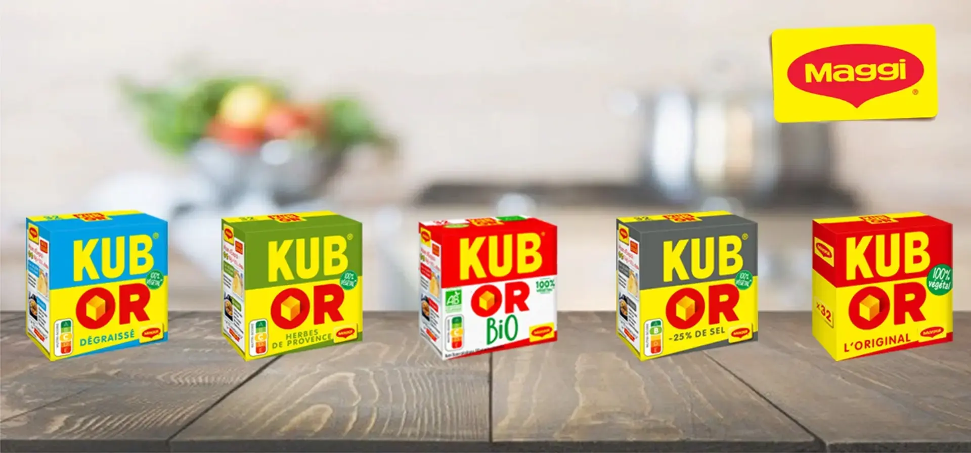 LA GAMME KUB® OR