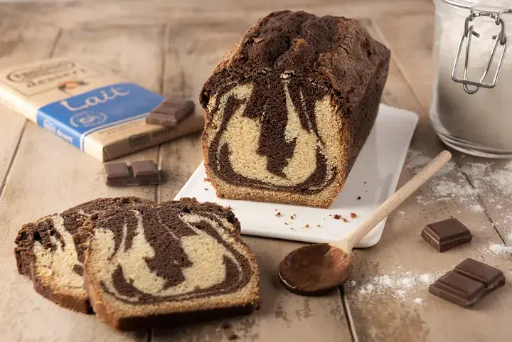 marbré chocolat lait