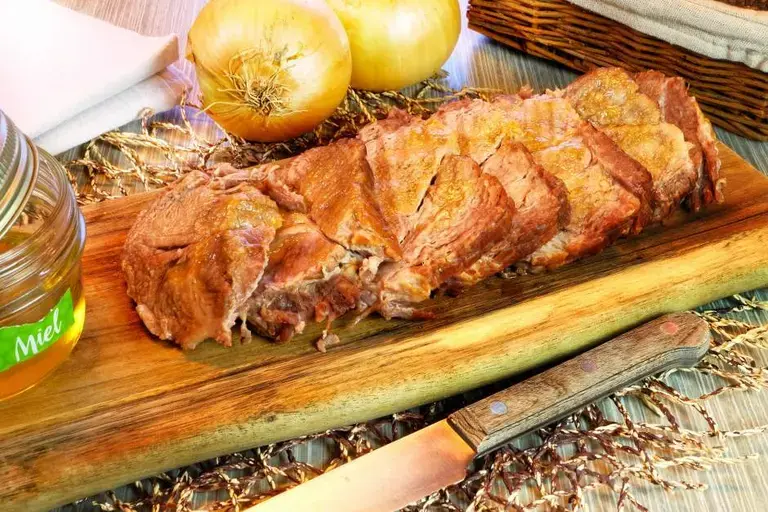 food in table