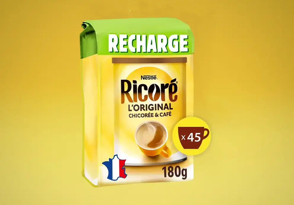 RICORÉ Original, Café & Chicorée, Recharge 180g