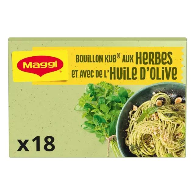 MAGGI Bouillon H Herbs And Olive Oil Carton 20x180g FR