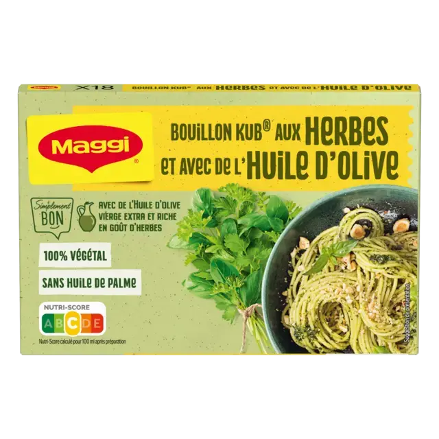 MAGGI Bouillon H Herbs And Olive Oil Carton 20x180g FR