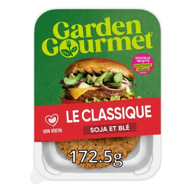 GARDEN GOURMET Vegan Burger Peel Pack 48x172.5g FR