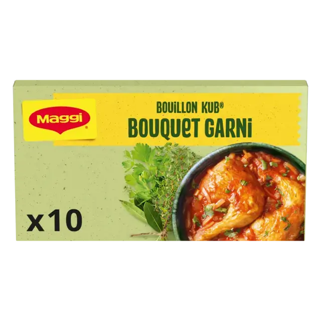 MAGGI Bouillon Bouquet Garnished Carton 20x100g FR