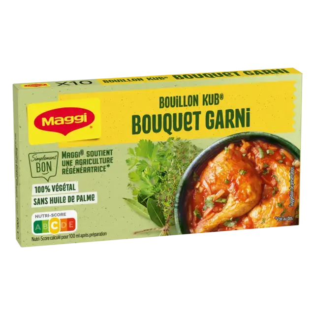 MAGGI Bouillon Bouquet Garnished Carton 20x100g FR