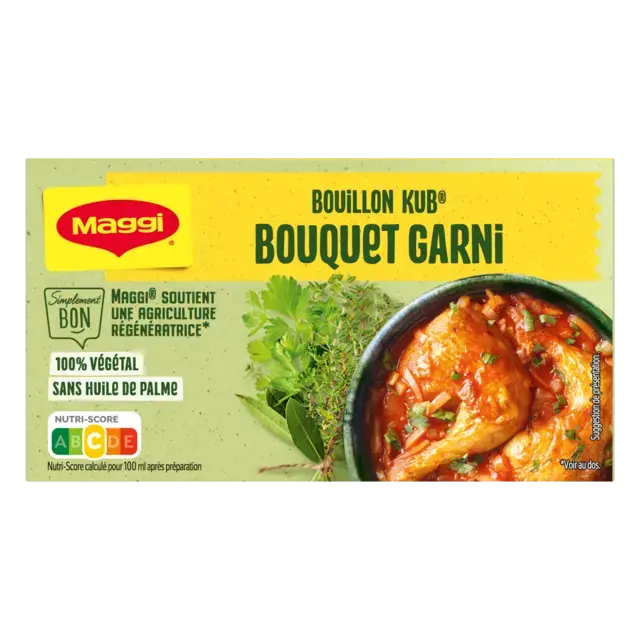 MAGGI Bouillon Bouquet Garnished Carton 20x100g FR