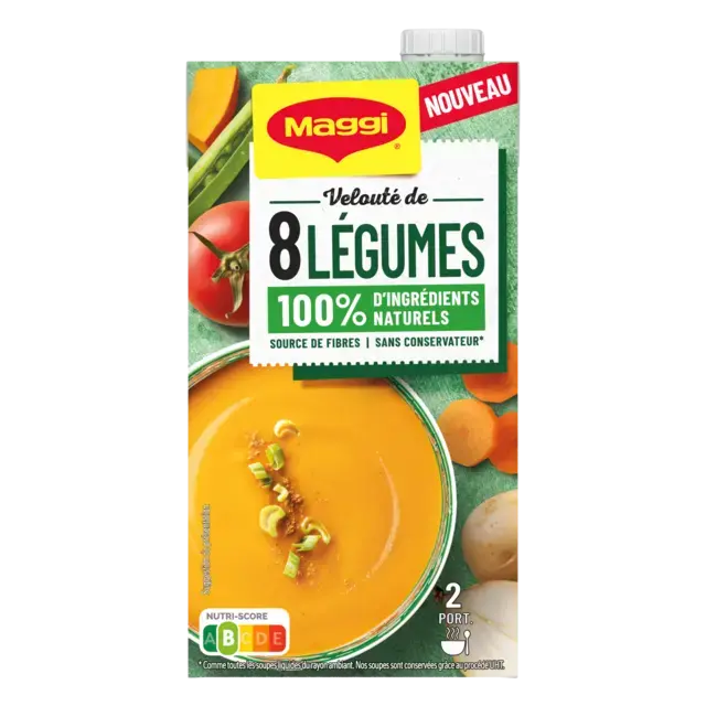 MAGGI Liquid Soup 8 Vegetable Brick 12x500ml FR