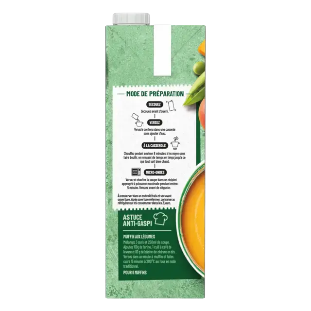 MAGGI Liquid Soup 8 Vegetable Brick 6x1L FR