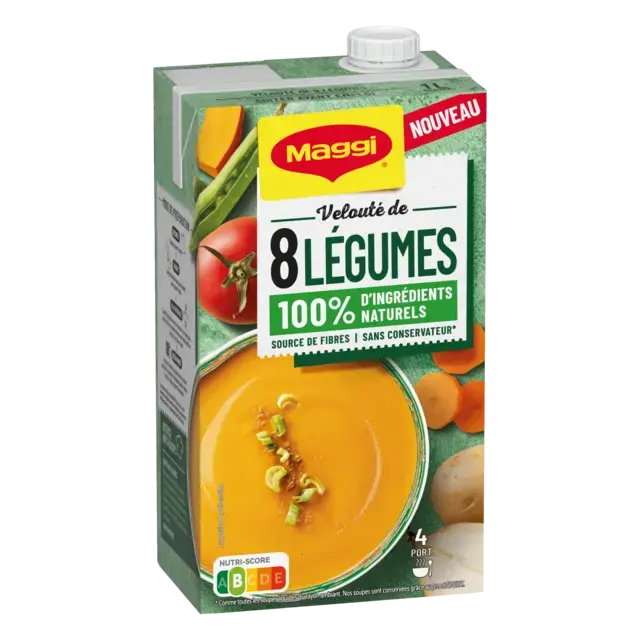 MAGGI Liquid Soup 8 Vegetable Brick 6x1L FR