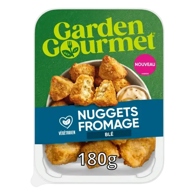 GARDEN GOURMET Cheesy Nuggets Peel Pack 48x180g FR
