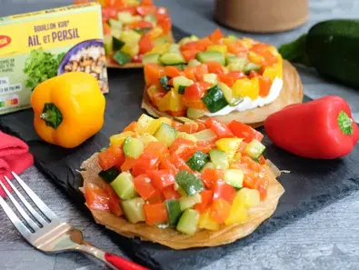 Tartelette aux légumes med