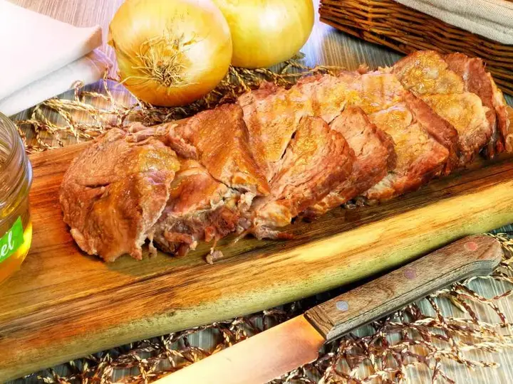 food in table
