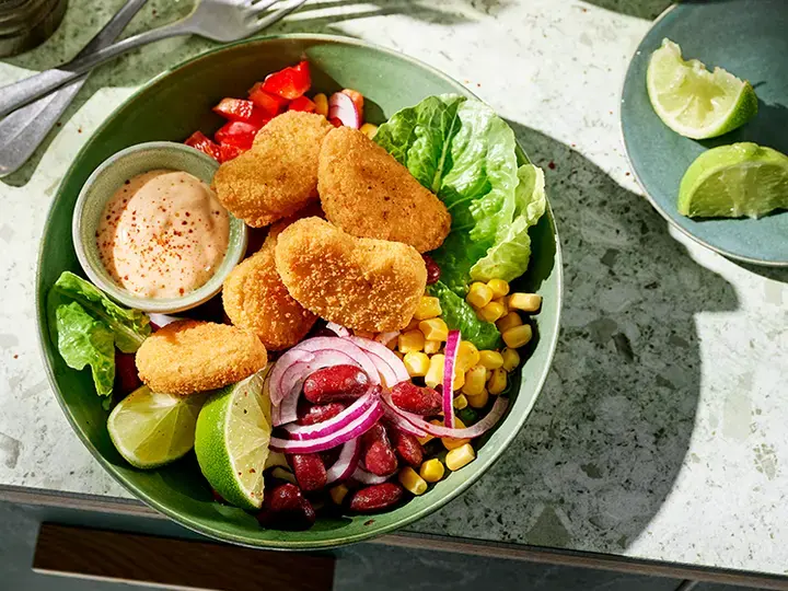 Nuggets salad Garden Gourmet