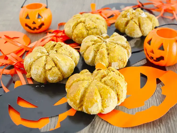 Citrouilles briochées d'halloween