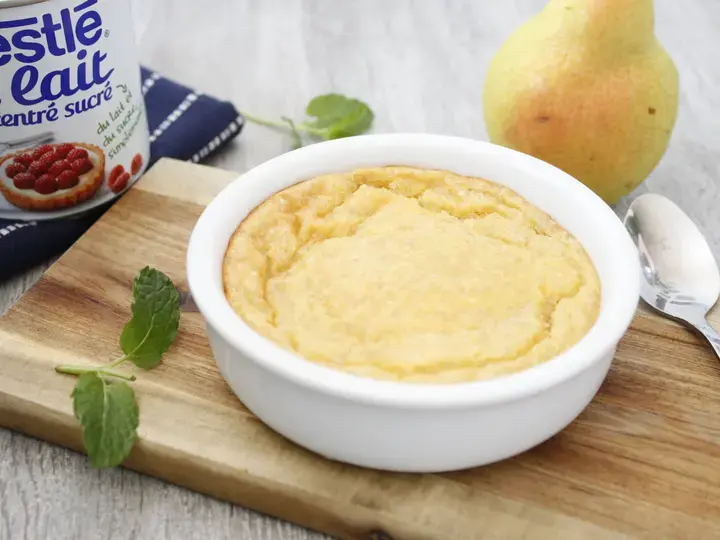 Flan poire tapioca