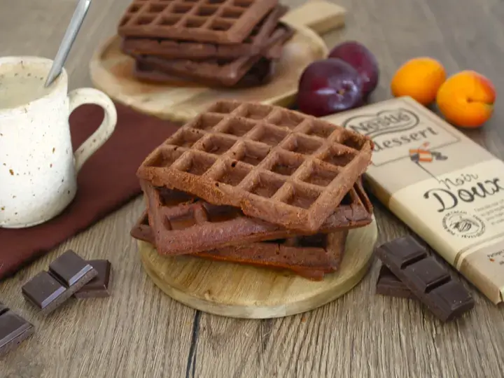 Gaufres tout chocolat