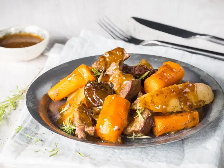 Tajine boeuf carotte pruneaux Cookeo