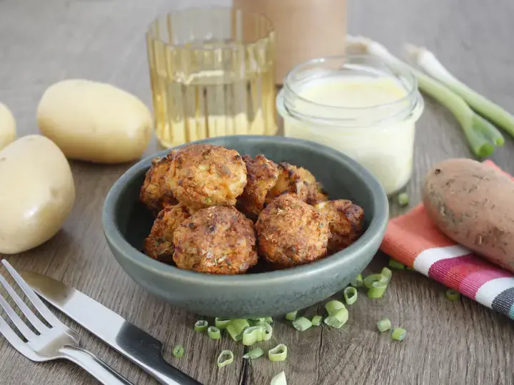 Ball's chou fleur patate douce tofu