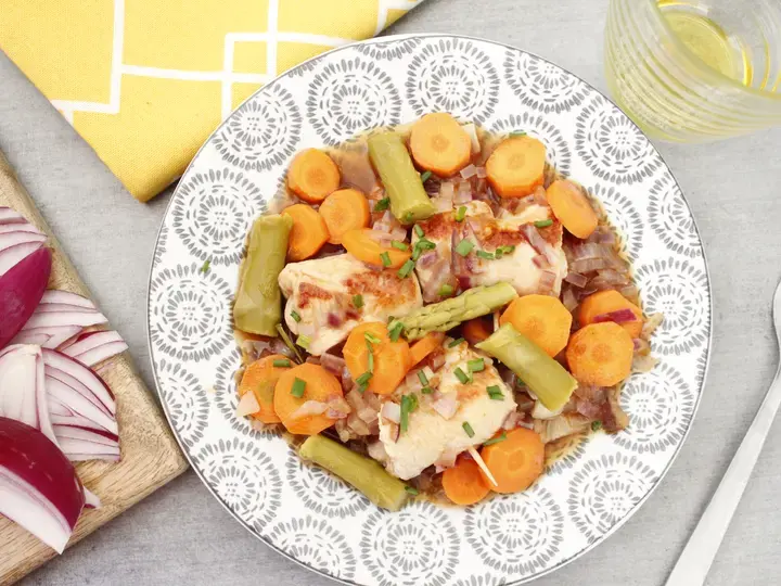 poulet aux asperges