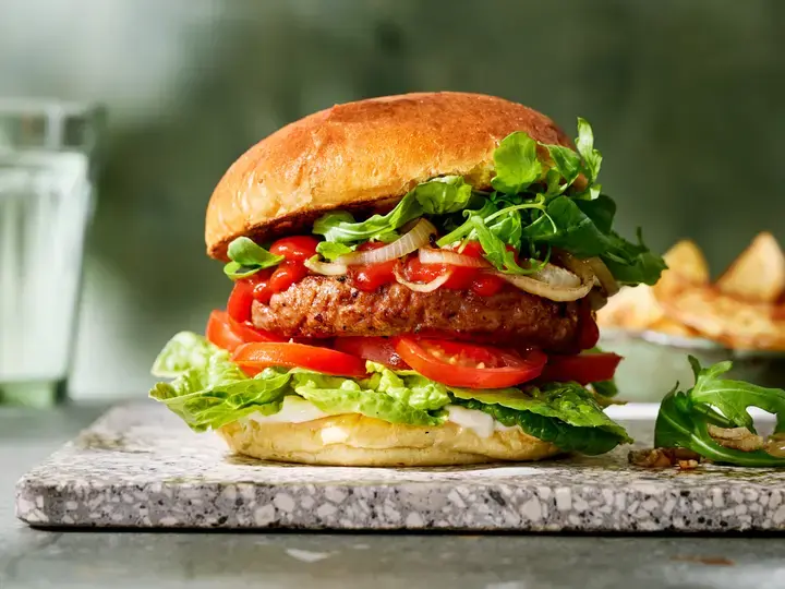 Burger végétalien