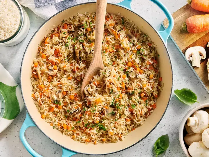 mushrooms carrots