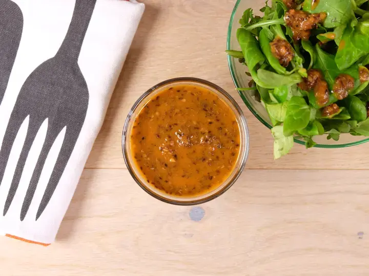 Vinaigrette à la tomate, Arome et sésame