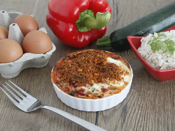 Oeufs cocotte croustillants