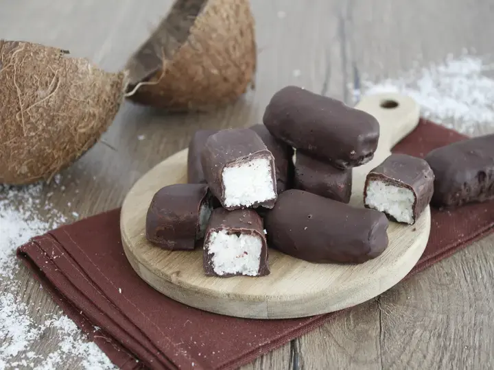 Mini bouchées choco coco