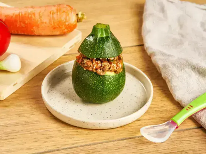 Recette courgettes farcies pour bébé