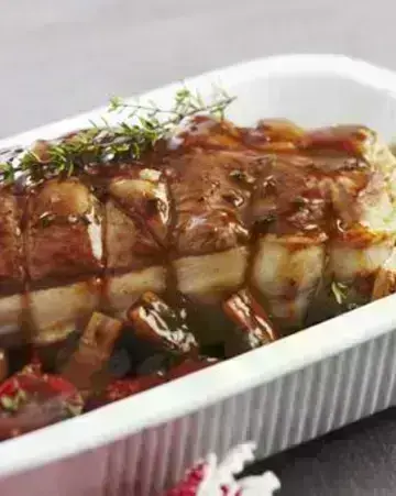 Visuel d'une assiette contenant de la viande