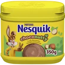 NESQUIK Choco Nutty goût Choco Noisette Poudre Cacaotée 350g