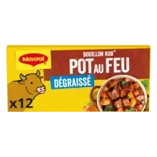 NESTLE MAGGI KUB Bouillon Pot-au-feu Dégraissé 120g - 12 tablettes