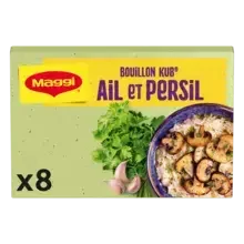 NESTLE MAGGI KUB Bouillon Ail et Persil 80g - 8 tablettes
