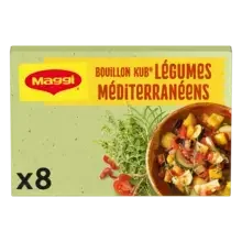 NESTLE MAGGI KUB Bouillon Légumes Méditérranéens 80g - 8 tablettes