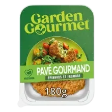 GARDEN GOURMET Pavé Gourmand Epinards et Fromage 180g