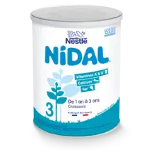 Nestlé Nidal Classique 3 ème âge Croissance Lait Infantile  - 800g