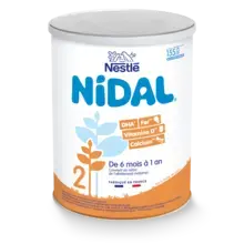 NESTLE NIDAL 2 Lait Infantile 2ème âge 800g de 6 mois à 1 an