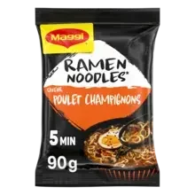 MAGGI Ramen Saveur Poulet Champignons - Sachet de 90g