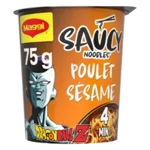MAGGI® Nouilles instantanées sauce poulet Sesame 75g Edition limitée dragon ball Z