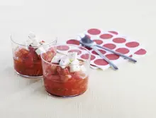 Potage tomate mozzarella