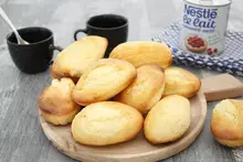 Madeleines au lait concentré sucré