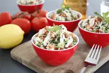 Taboulé libanais sauce tahini