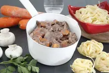 Emincé soja à la Bourguignonne