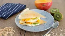 Feuilles de brick croustillantes aux fruits exotiques