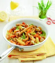 Poêlée de poulet façon poule au pot