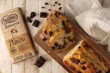 Gâteau au yaourt et pépites de chocolat