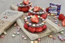 Millefeuilles SMARTIES mousse au chocolat fraises